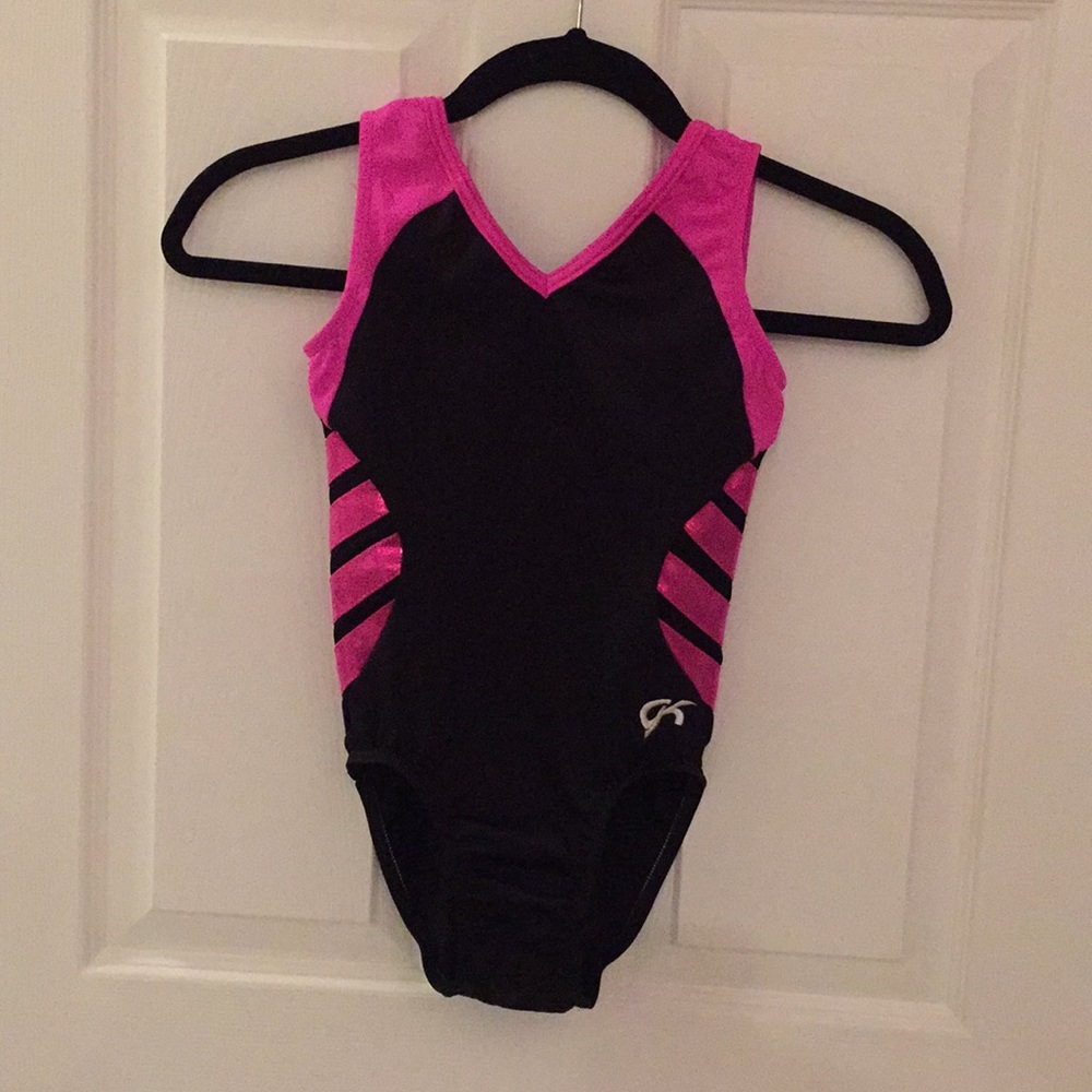 GK Gymnastics Leotard black and pink
